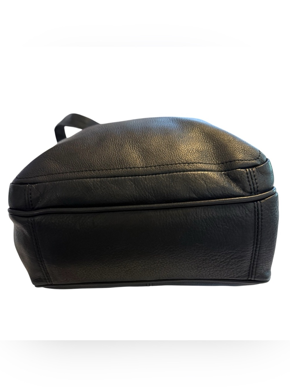 Wilsons Leather Black Leather Crossbody Shoulder Bag Adjustable Strap - Picture 5 of 7